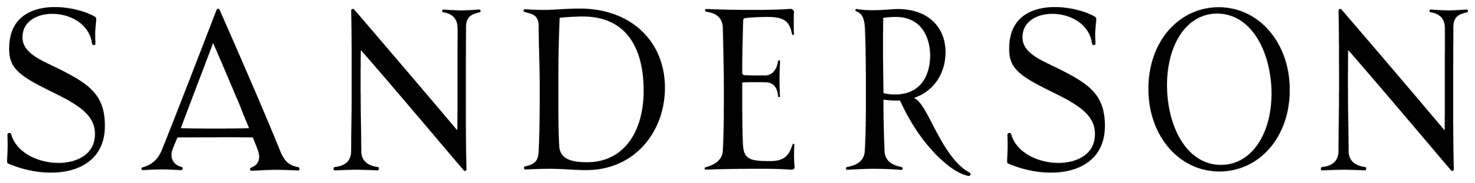 Logo Sanderson, éditeur de tissus d'ameublement partenaire de Ma Bicoque